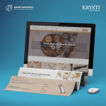 إنشاء وتطوير الموقع الإلكتروني لماركة KRYSTI LONDON